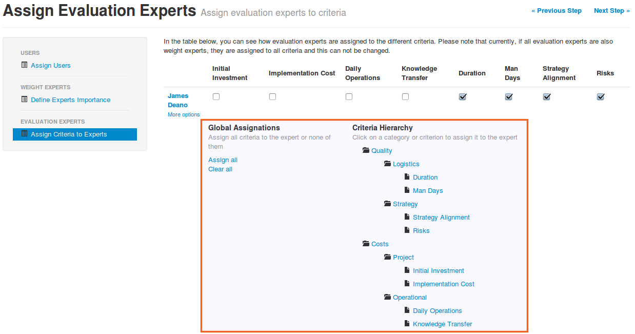 Criteria_assignation